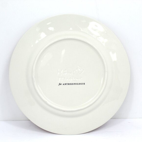 Anthropologie Hotel Magique Melange Stoneware Dessert Salad Plate Set of 4 - Picture 4 of 16
